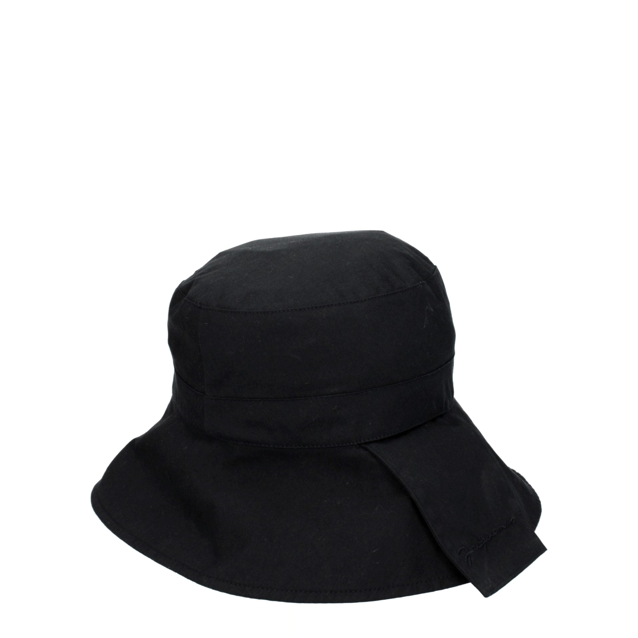 Jacquemus Black Cotton Hat